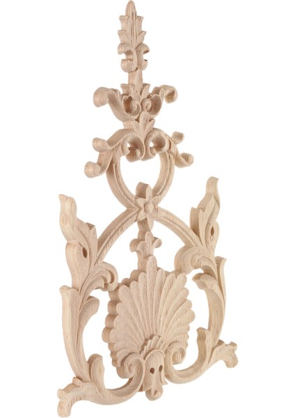 1x Kauçuk Ahşap Oyma Aplike Vintage Mobilya #h (Yurt Dışından) fiyatları