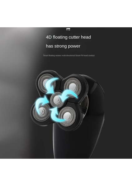 Elektrikli Erkekler Için Kel Kafa Tıraş Makinesi LED Ekran Burun Saç Sakal Düzeltici Makası Yüz Temizleme Fırçası 2 Adet (Yurt Dışından) fiyatları