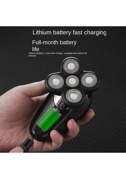 Elektrikli Erkekler Için Kel Kafa Tıraş Makinesi LED Ekran Burun Saç Sakal Düzeltici Makası Yüz Temizleme Fırçası 2 Adet (Yurt Dışından) fırsatları