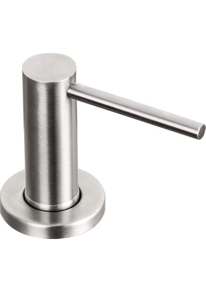 Mutfak Lavabo Sabunluk Tezgah Pompası El Losyonu Dahili Şişe Paslanmaz Çelik Vidalı Sabunluk Gümüş (Yurt Dışından)