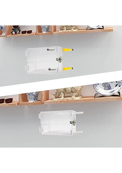 Termostat Kilit Kutusu Evrensel Termostat Kapağı, Duvardaki Termostat Için Kilit Kutusu Korumalı Anahtarlı (Yurt Dışından)