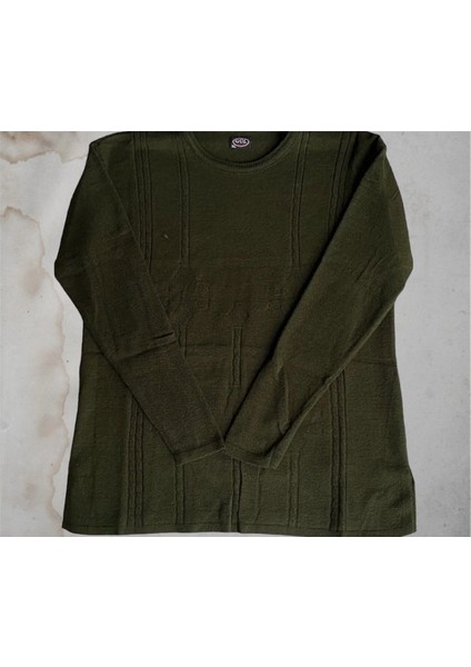 Yeşil Renk Anne Triko Kazak