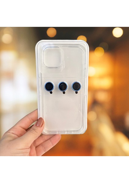 Mobil Mix Iphone 11 Tlp Şeffaf Lens Hediyeli Clear Case (Renk Seçeneği Lens Içindir)