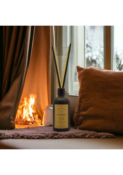 Akasya Oda Kokusu 100 ml Bambu Çubuklu Ofis Kokusu