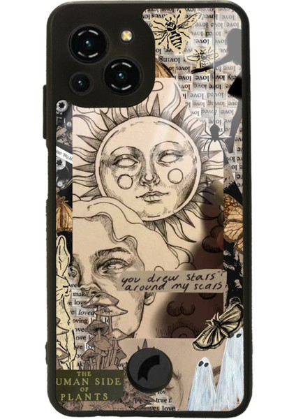 Reeder S23 Pro Max Güneş Tanrıça Tasarımlı Glossy Telefon Kılıfı