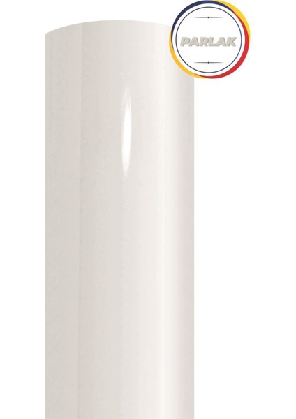 Parlak Beyaz Kendinden Yapışkanlı Kaplama Folyosu 50 CM X 10 MT