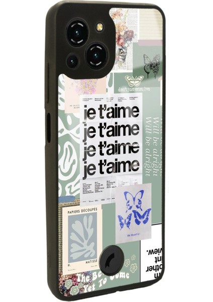 Reeder S23 Pro Max Je T'aime Tasarımlı Glossy Telefon Kılıfı