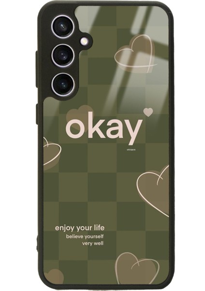 Samsung S23 Fe Enjoy Your Life Tasarımlı Glossy Telefon Kılıfı