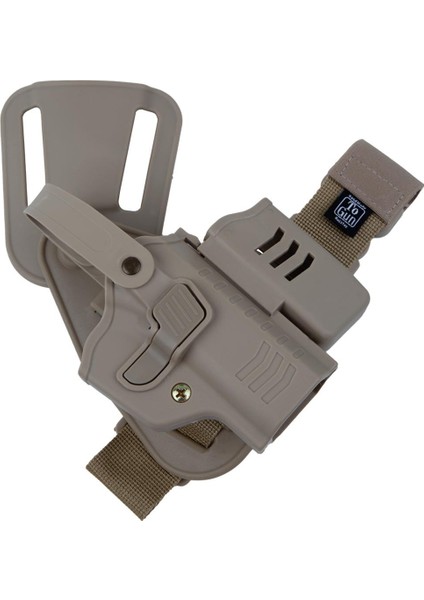 Comfort-Tac Sarsılmaz K2 (9mm) Alçak Taşıma Tabanca Kılıfı Seviye 2 Önü Şarjörlüklü Çöl Rengi
