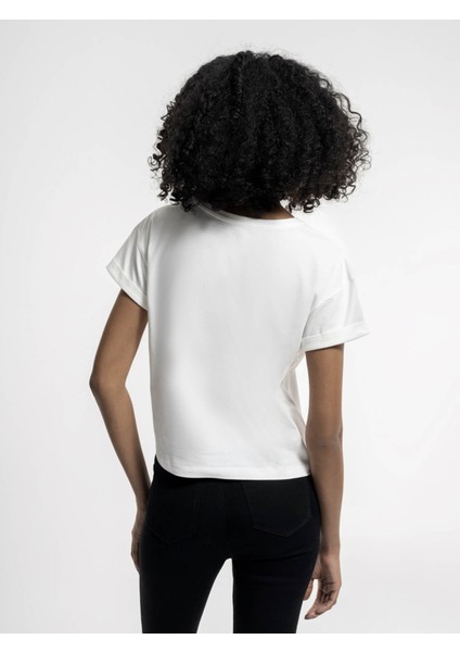 Kadın T-Shirt Beyaz LF2035741 modelleri