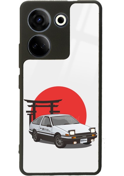 Camon 20 Pro 4g Car Tasarımlı Glossy Telefon Kılıfı