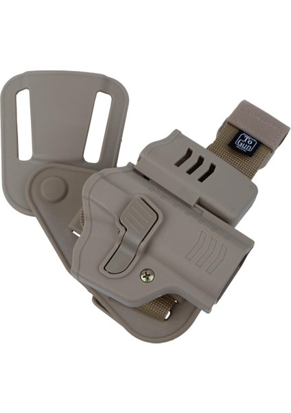 Comfort-Tac Cz 75B Alçak Taşıma Tabanca Kılıfı Önü Şarjörlüklü Çöl Rengi