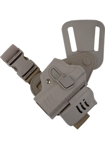 Comfort-Tac Cz 75B Alçak Taşıma Tabanca Kılıfı Önü Şarjörlüklü Çöl Rengi