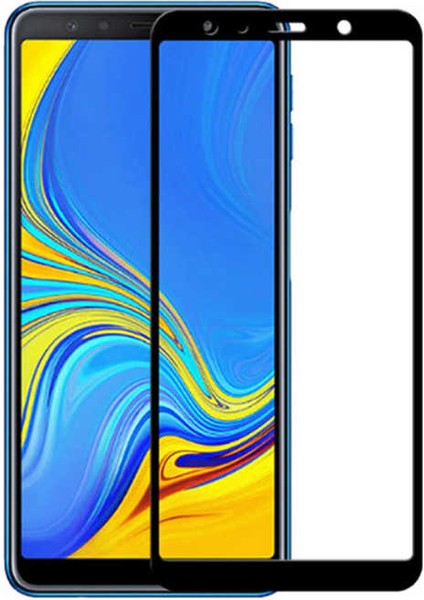 Samsung Galaxy A9 2018 Kenarları Kırılmaya Dayanıklı Cam Ekran Koruyucu