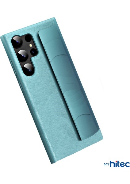 Samsung Galaxy S24 Ultra Uyumlu Premium Case Parmak Askılı Telefon Kılıfı Açık Mavi fiyatları
