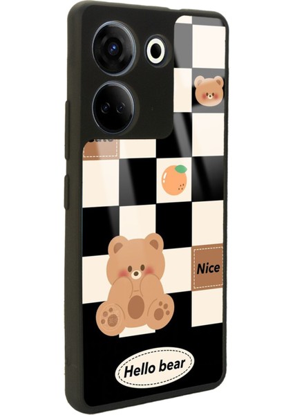 Camon 20 4g Hello Bear Tasarımlı Glossy Telefon Kılıfı fiyatları