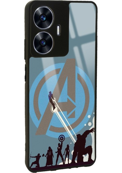 Oppo Realme C55 Blue Avengers Tasarımlı Glossy Telefon Kılıfı fiyatları