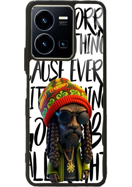 Vivo Y22S Bob Marley Tasarımlı Glossy Telefon Kılıfı