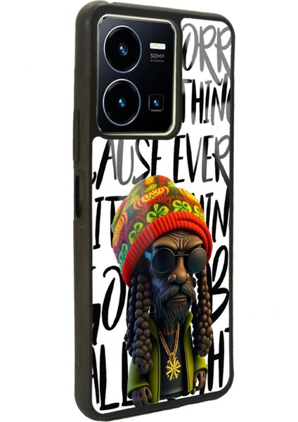 Vivo Y22S Bob Marley Tasarımlı Glossy Telefon Kılıfı