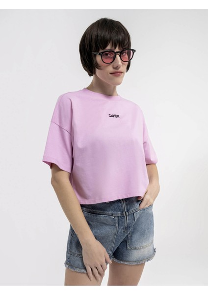 Long Crop Kadın Tshirt K.kol