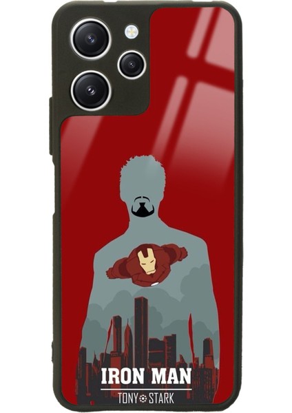 Xiaomi Redmi 12 Uyumlu Tony Stark Tasarımlı Glossy Telefon Kılıfı