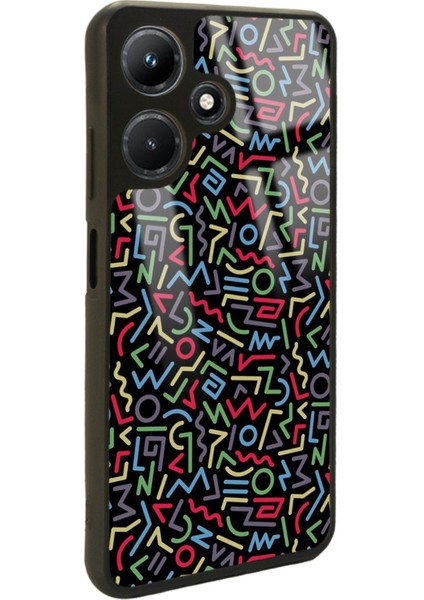 Infinix Hot 30I Geometrik Renkler Tasarımlı Glossy Telefon Kılıfı fiyatları