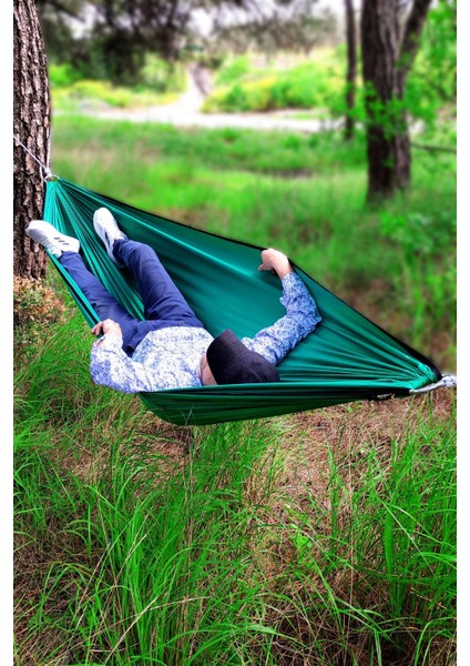 Tekno Trust Tek Kişilik Salıncak Hamak Kamp Hamağı Piknik Hamağı Bahçe Balkon Kamp Outdoor Av Avcı Dağcı Spor H indirimleri