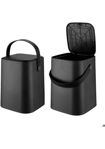 8 Litre Cilck Kapak Sihirli Çöp Kovası