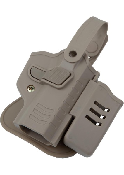 To Gun Holster Tisaş Zig 14 Tabanca Kılıfı Seviye 2 Önü Şarjörlüklü Çöl Rengi fiyatları