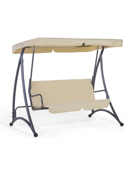 Tekno Trust Bej Bahçe Salıncağı Minder Seti 2 Kişilik Tenteli Salıncak Minder Seti Krem Renk 2 Kişilik Kumaş fırsatları