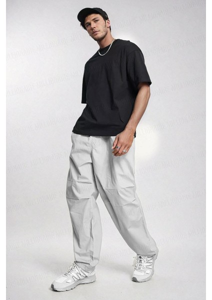 Erkek Siyah Basic Düz Baskısız Oversize Salas Boyfriend T-Shirt fiyatları