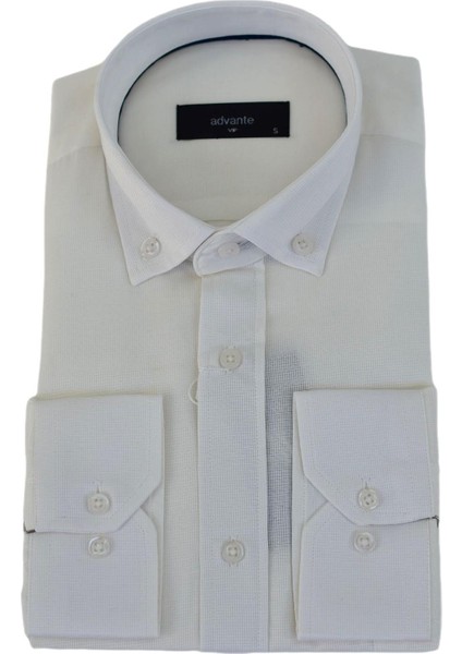 Erkek Klasik Uzun Kol Gömlek Armürlü BGL-ST03501