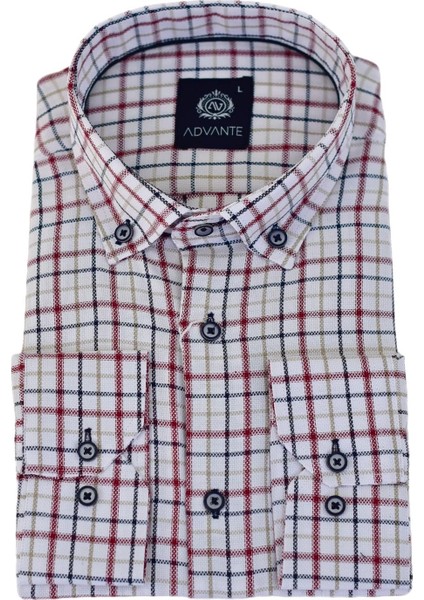 Erkek Klasik Uzun Kol Ekose Gömlek BGL-ST03505 fırsatları