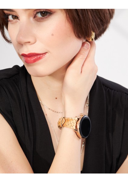 Huawei Watch Kadın Deri Kordon 20mm Huawei Watch 4 Gt Gt 2 Gt 3 Pro 43MM Seramik Elegant Fashion 42MM 20MM Hakiki Deri Kayış