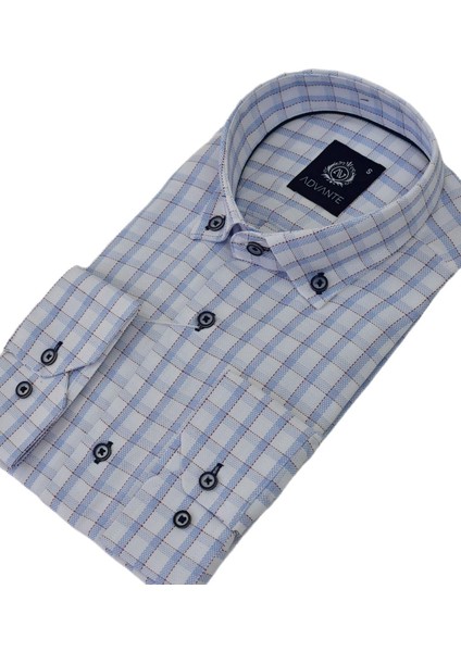 Erkek Klasik Uzun Kol Ekose Gömlek BGL-ST03509 fiyatları