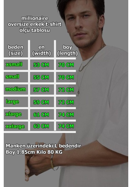 Erkek Dreamer Açık Yeşil Baskılı Oversize Salas Boyfriend T-Shirt modelleri