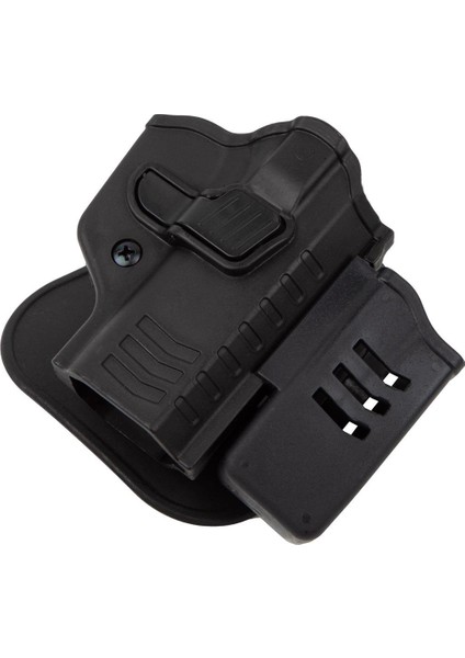 To Gun Holster Sarsılmaz K2 (9mm) Tabanca Kılıfı Önü Şarjörlüklü Siyah