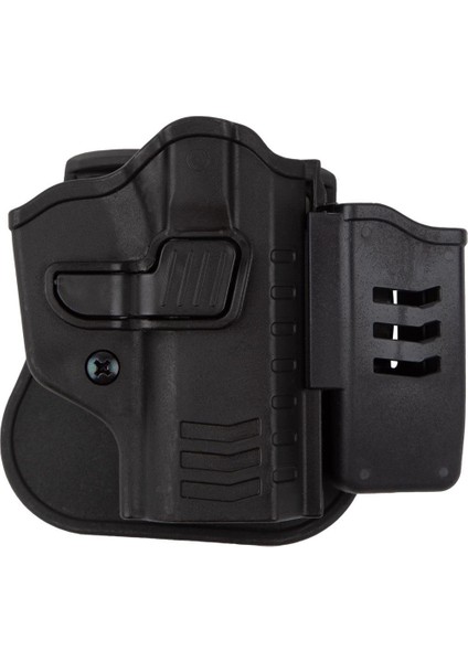 To Gun Holster Cz 75B Tabanca Kılıfı Önü Şarjörlüklü Siyah