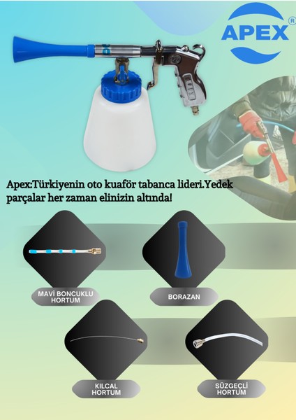 Boncuklu Oto Kuaför Tabancası