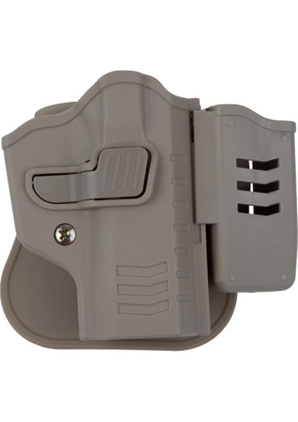 To Gun Holster Sarsılmaz K12 Tabanca Kılıfı Önü Şarjörlüklü Çöl Rengi