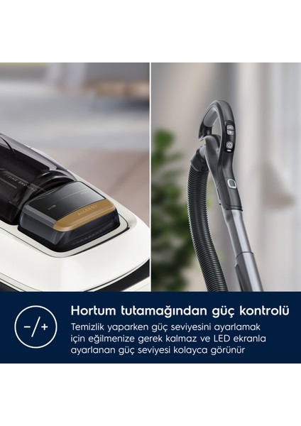 Pure C9 PC91-ALRG Toz Torbasız Elektrikli Süpürge, 10 Yıl Motor Garantili