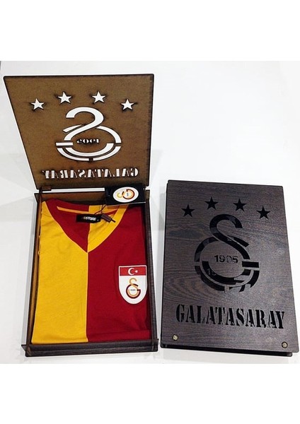 Metin Oktay Fan Forma Hediyelik Ahşap Kutulu (Polyester Kumaş)