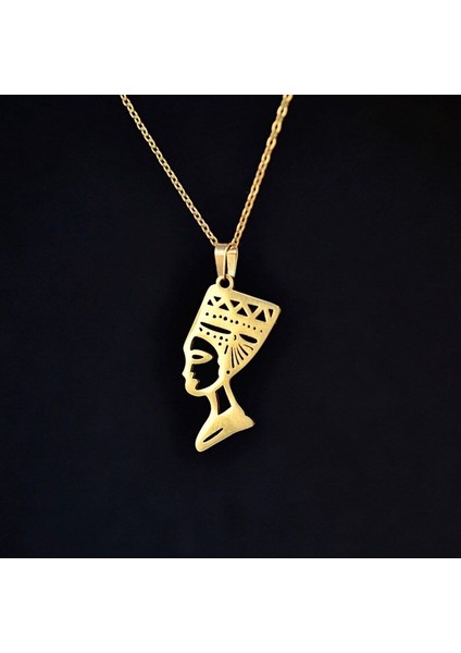 925 Ayar Gümüş Nefertiti Kolye fiyatları