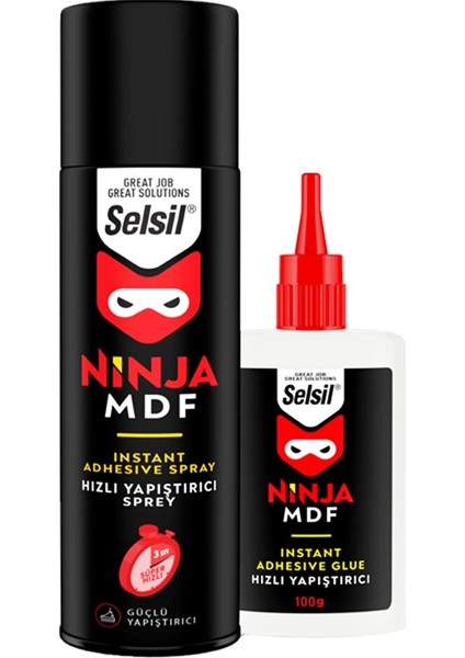 Nınja 400ML+100GR Hızlı Yapıştırıcı Sprey (K0)
