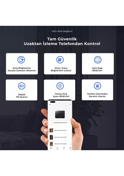 BGX30 Wıfı Akıllı Çelik Kasa modelleri