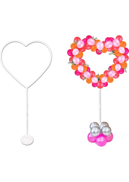 Balon Standı 150CM -Kalp-