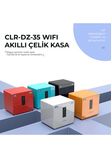 Armor Serisi Clr-Dz-35 Wifi Akıllı Çelik Kasa