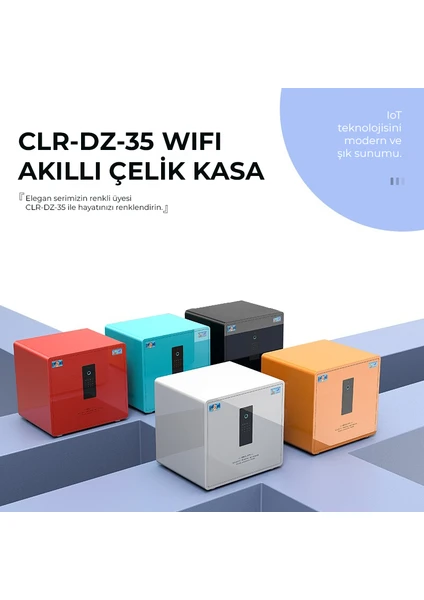 Hakan Kasa Armor Serisi Clr-Dz-35 Wifi Akıllı Çelik Kasa