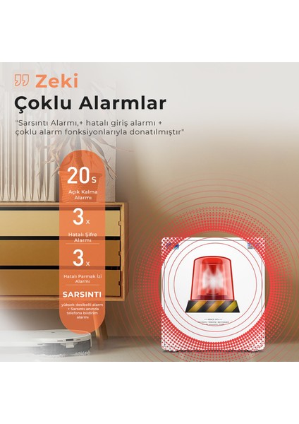 Armor Serisi Clr-Dz-35 Wifi Akıllı Çelik Kasa