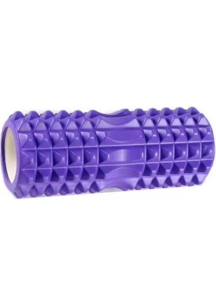 Tırtıklı Foam Roller Denge & Egzersiz Rulosu Mor Renk
